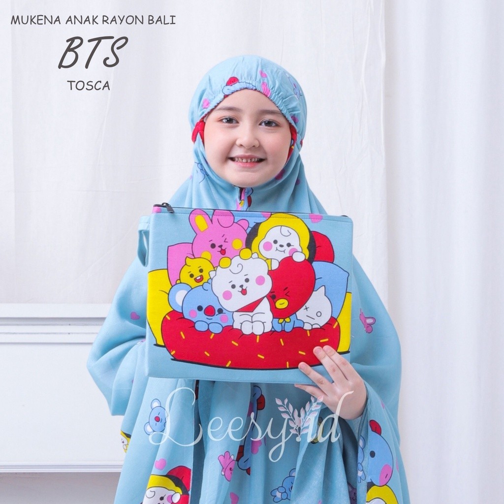 Mukena Anak Umur 10 Sampai 12 Perempuan 7 8 Tahun 3 4 5 6 2 Set Rukoh Cewek Alat Sholat Lengkap 1 Pa