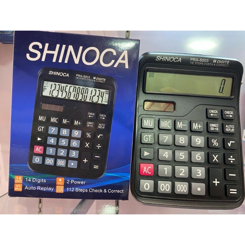 

kalkulator SHINOCA PRA-5003 kalkulator SHINOCA 14 digit