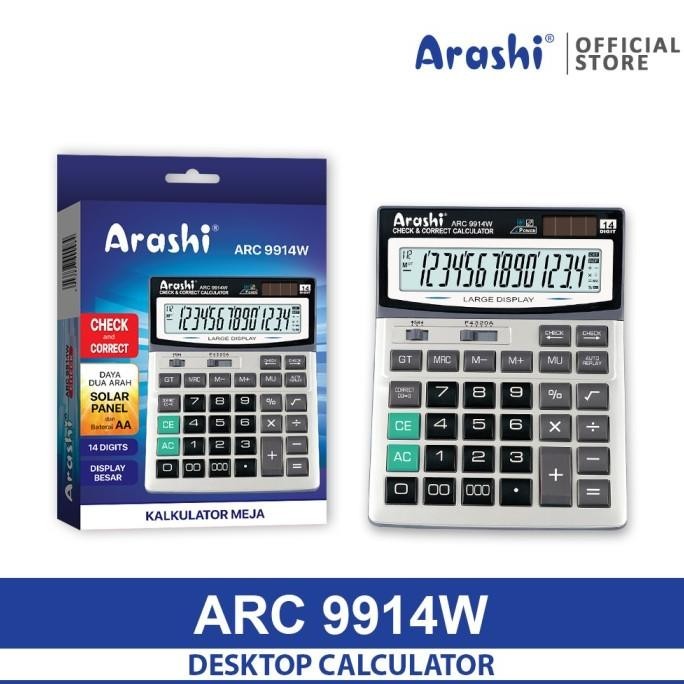 

Hot - Arashi Kalkulator ARC 9914W ,.