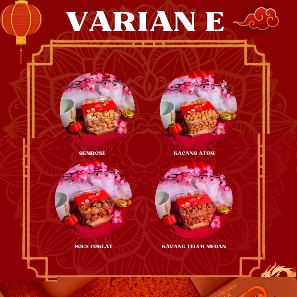 

Flash Sale Ready Stock Premium Hampers Imlek Cny Elegance 2 [Isi 2 Toples] Free Hangtag, Card / Chinese New Year Hampers / Hampers Snack / Kue Kering Big Sale