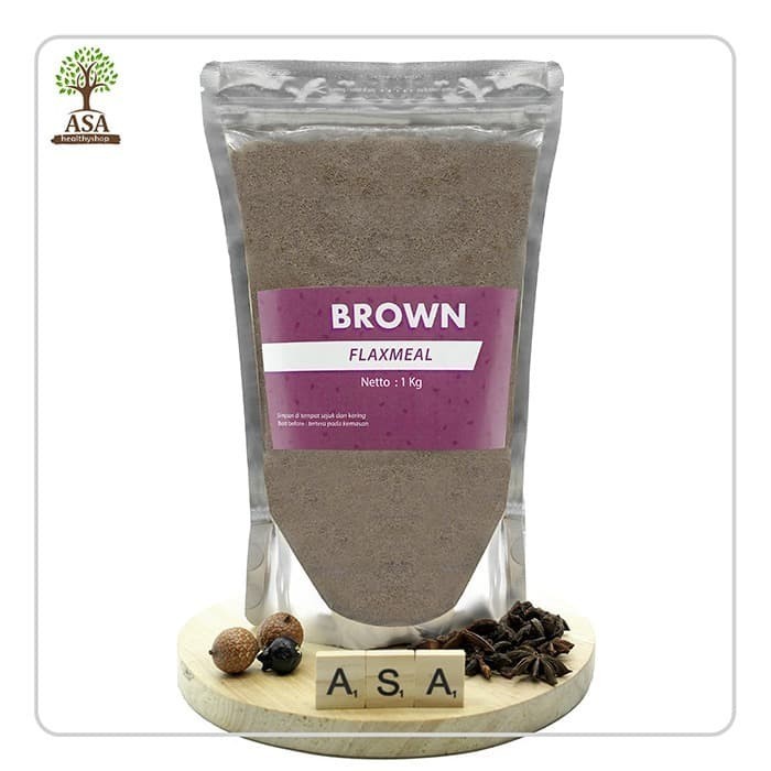 

Ready - Brown Flax Meal / Flax Powder / Bubuk Rami Coklat 1 Kg