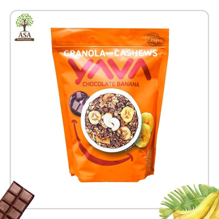 

Ready - East Bali Yava Granola With Cashews Chocolate Banana 400 Gram