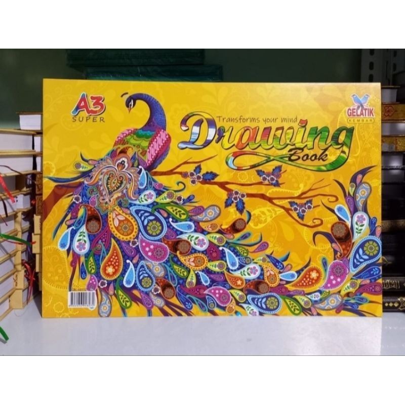 

(1pcs)Buku Gambar Besar/Drawing Book A3 Gelatik Super