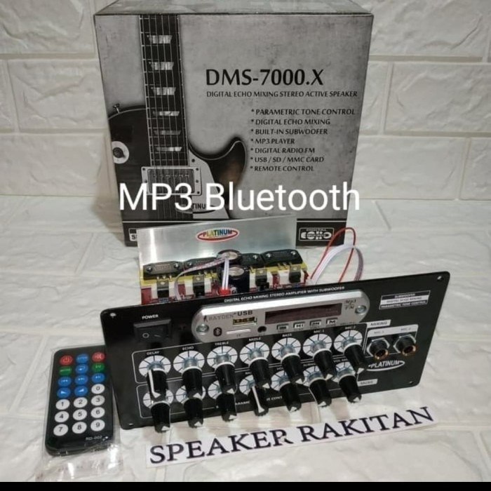 KIT SPEAKER AKTIF STEREO DMS 7000 FULL MIXING / KIT POWER DMS7000