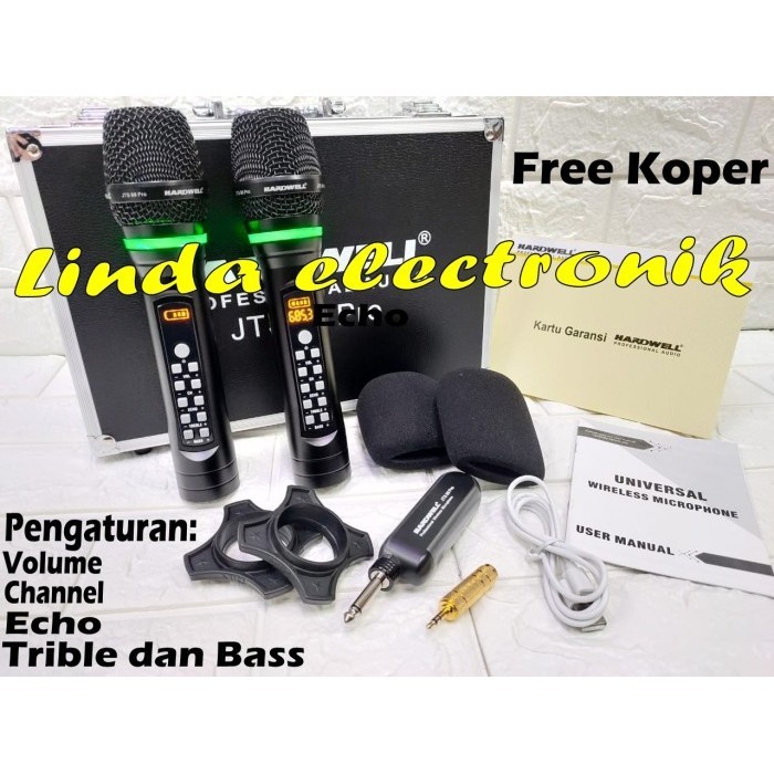 MIC HARDWELL JTS 99 PRO JTS99 PRO JTS 99PRO ORIGINAL 2 MIC HANDHELD