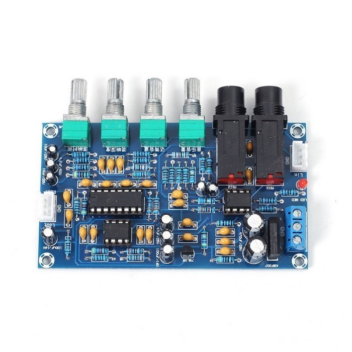 KIT ECHO MIC AUDIO REVERB XH-M173 PT-2399 MICROPHONE