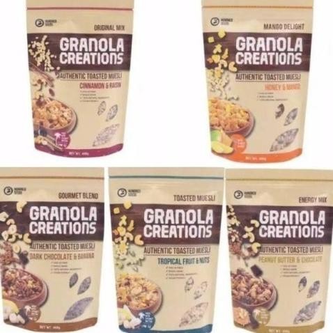 

Granola Creations 400 G Natural Ingredients High In Fiber