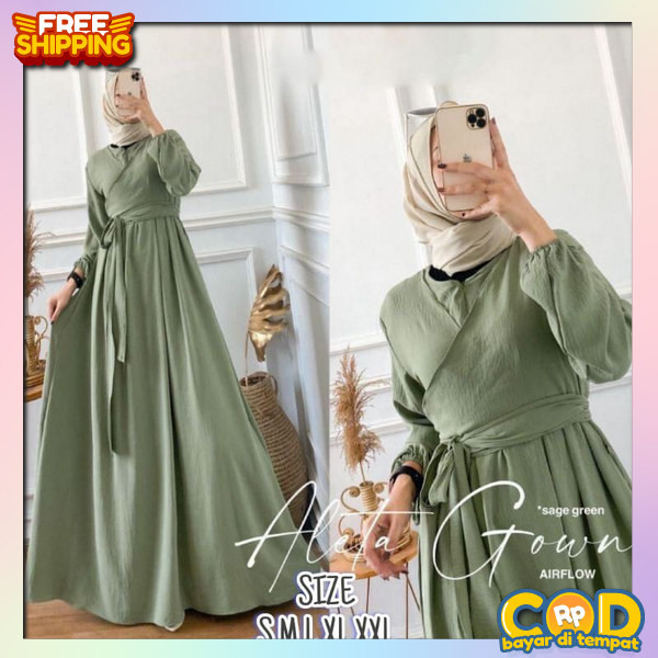 Dres Gamis Branded Murah Buju Kekinian Gami Perempuan Modern Bj Dreas Branded Ghamis Deres Branded V