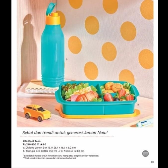 COOL TEEN TUPPERWARE / WADAH BEKAL SET TUPPERWARE