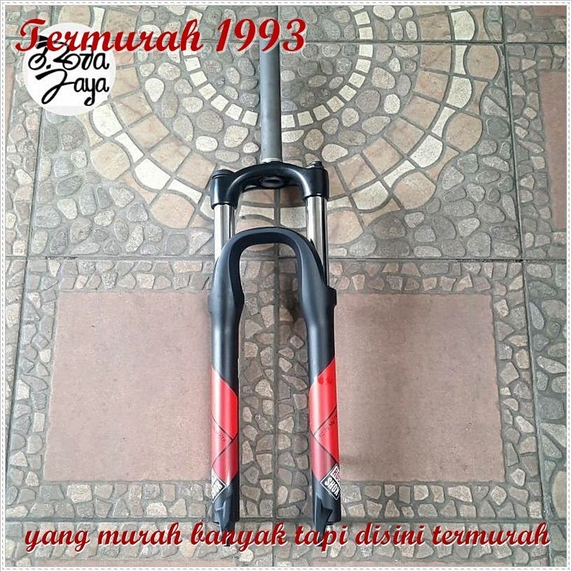 GARPU SEPEDA 26 - FORK GARPU MTB 26 ROCKSHOX XC28 T100 BLACK Sparepart Sepeda Termurah