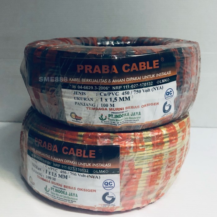 Kabel NYA 1.5mm Praba