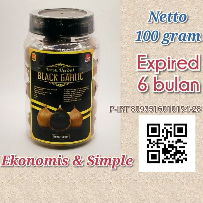

Ter Bla Garlic 100 Gr Gram Bawang Hitam Tunggal Lanang Paling Obat Sehat