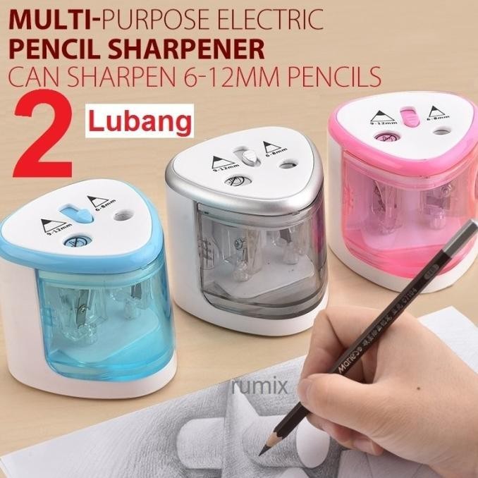 

Rautan Serutan Electric Pencil Pensil Otomatis Elektrik Sharpener