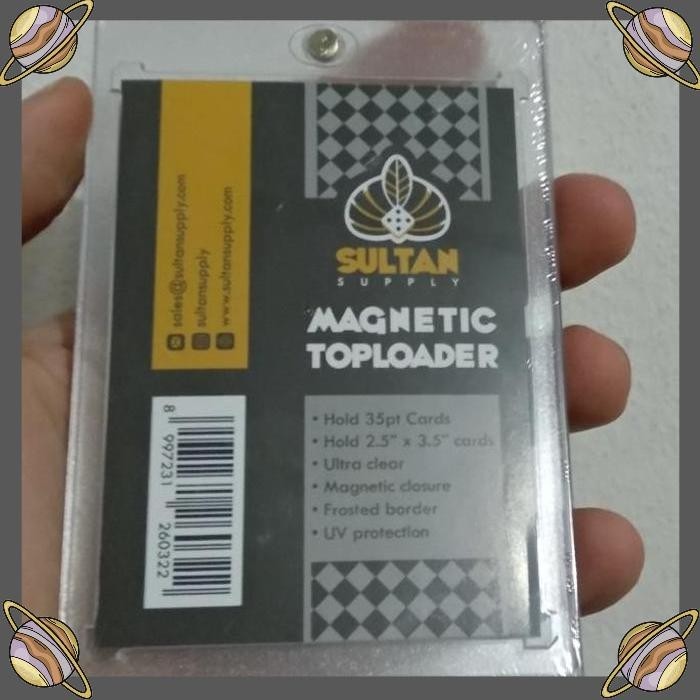 

[FLE] SULTAN SUPPLY ONE TOUCH MAGNETIC 35PT TOPLOADER CARD HOLDER