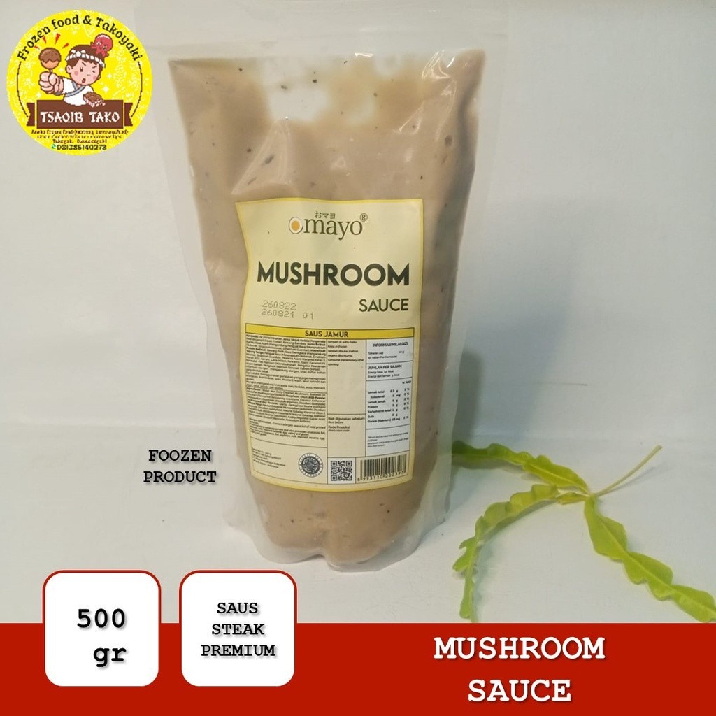 

Saus Steak Mushroom Sauce Resto Quality 500 Gr