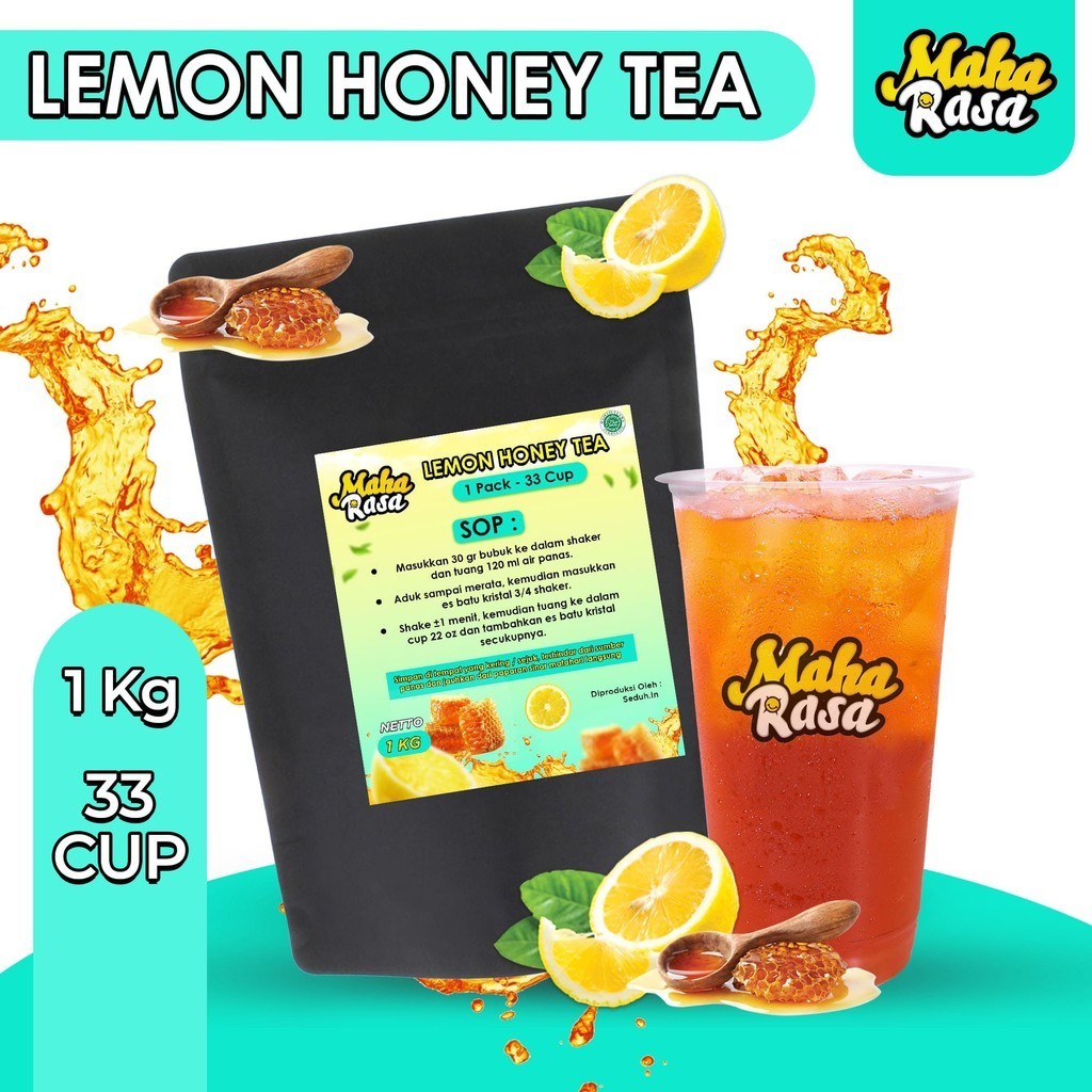 

MAHA RASA - Honey Lemon Tea Bubuk Minuman Instan (1 KG)