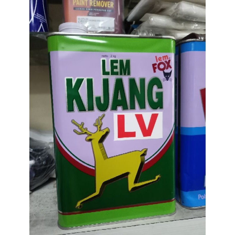 

Lem Fox Kuning Kijang 2.5Kg / Lem Karpet Sendal Kulit Kayu Hpl Karet