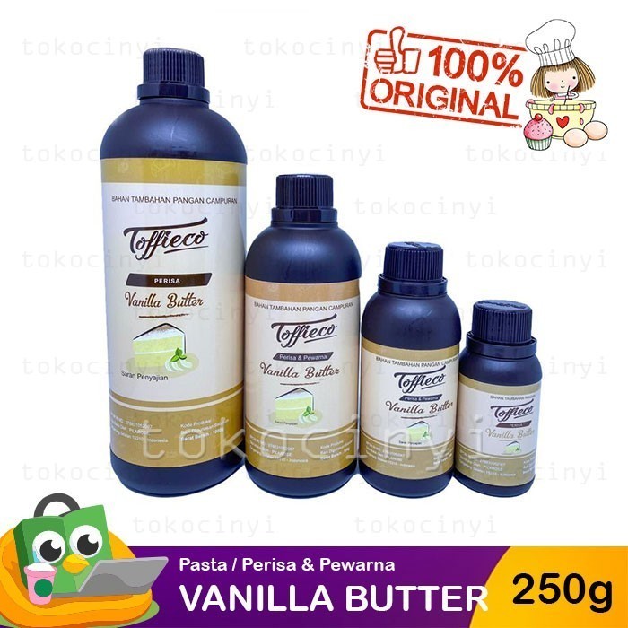 

Toffieco Pasta Perisa & Pewarna - Vanilla Butter 250 Gr