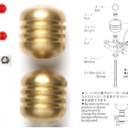 Rep Tamiya Mas Damper Galon Besar