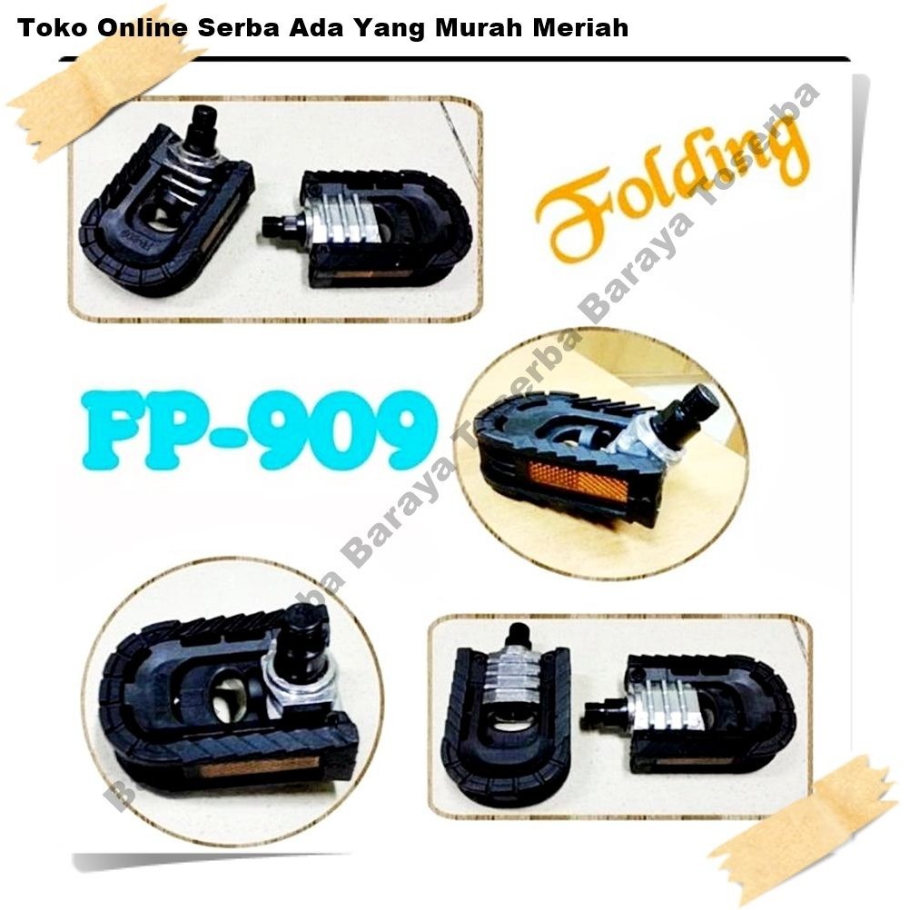 PEDAL FOLDING sepeda LIPAT PLASTIK ALLOY Sepeda Sparepart Termurah