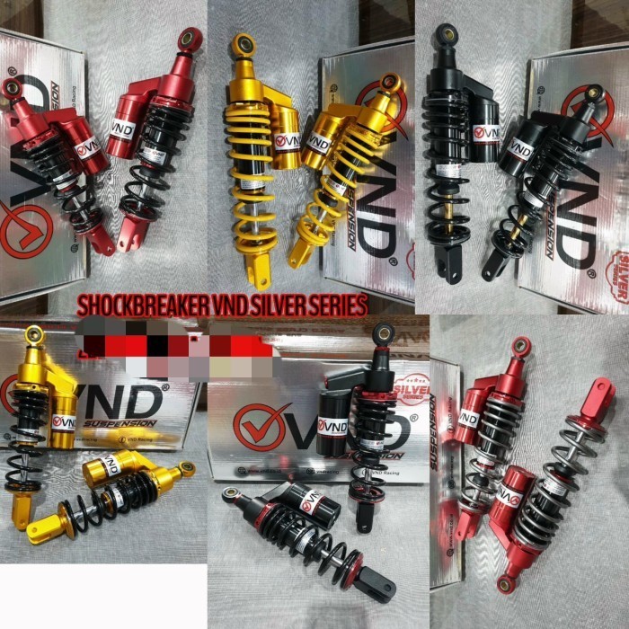 PROMO SHOCK BREAKER BELAKANG TABUNG ATAS VND SILVER SERIES H PCX 160 UK365MM #ORIGINAL