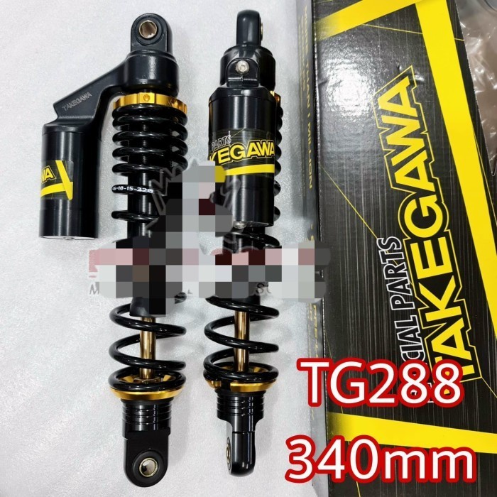 PROMO SHOCK BREAKER BLK TABUNG ATAS TAKEGAWA SUPRA/RX KING/KHARISMA UK340MM #ORIGINAL