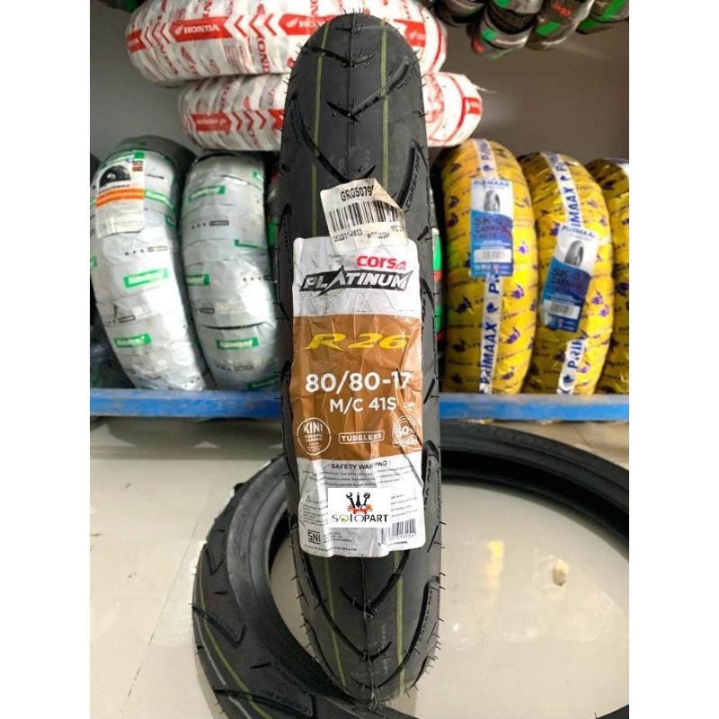 Ban Corsa 80/80-17 Ban Ring 17 Tubeless ban 80/80-17 ban corsa R26 80/80-17 ban r17 ban tubles 80/80