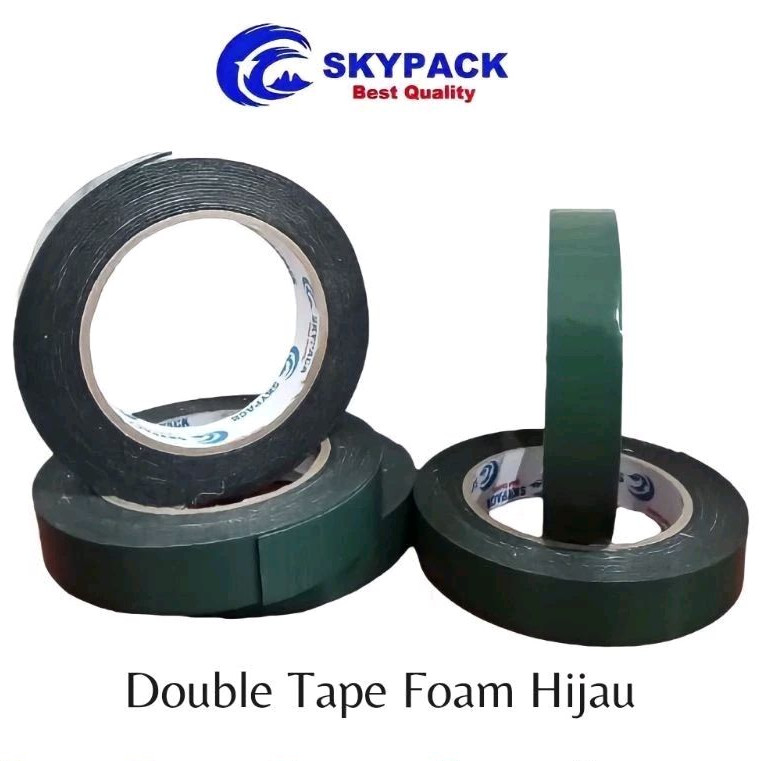 

Solasi Double Tape Foam Hijau 2,2 X 5Y