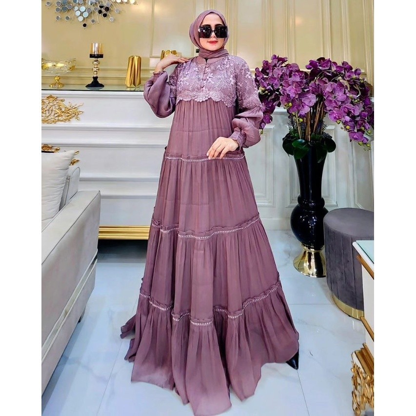 Baju Muslim Wanita Terbaru 2024 Games Dewasa Gamis Jumbo Games Orang Tua Games2023Kapelan Istri Gaun