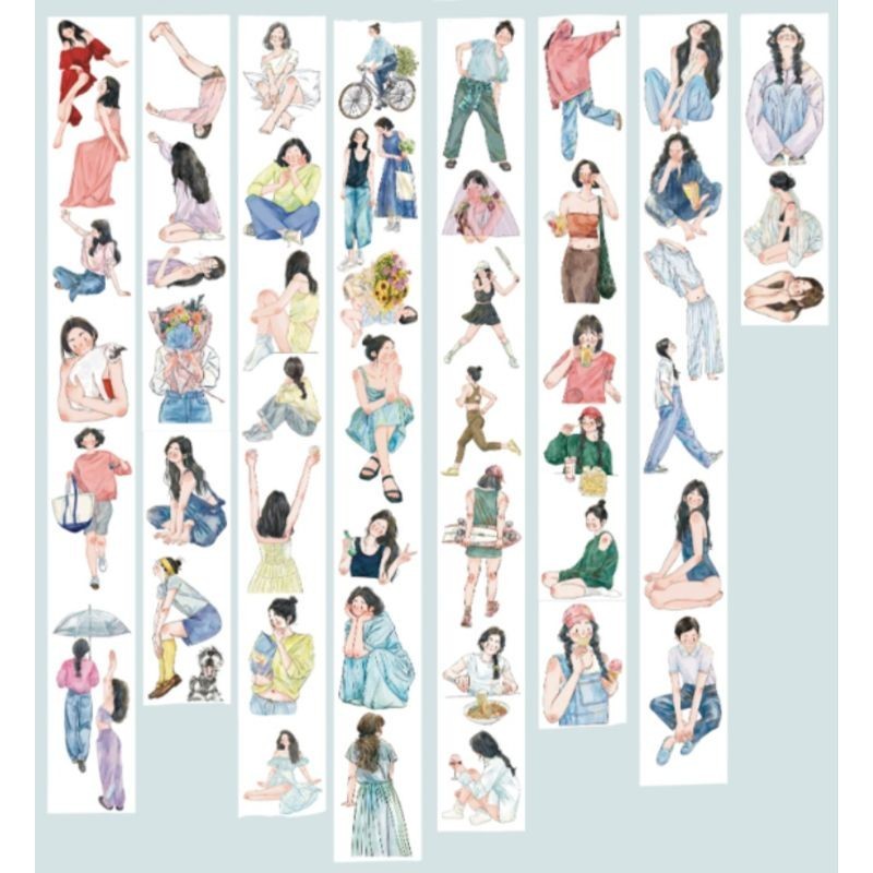 

(SHARING SAMPLE) Pet Tape Sticker Dingding