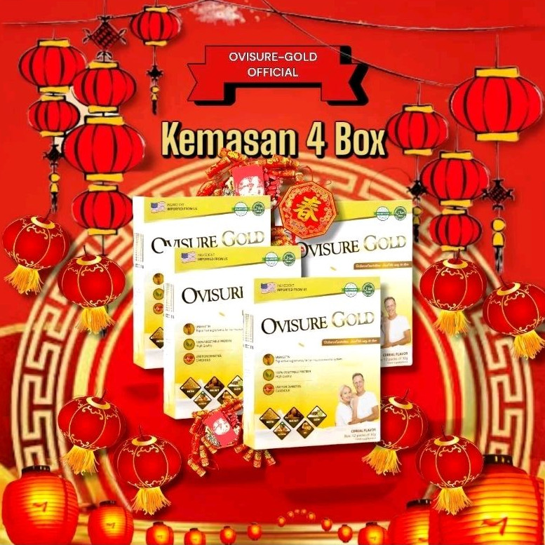 

nyeri sendi - nyeri tulang - tulang tua - original 4 box - ovisure gold milk - susu kesehatan - untuk lansia