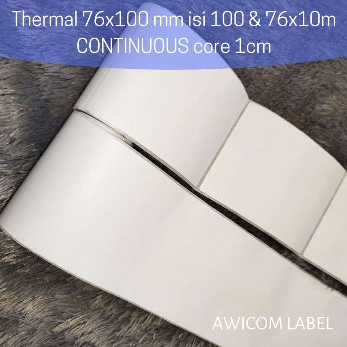 

Terlaris Label Thermal 76X100 Mm 76 X 100 Core 0,5" 1/2 Inch - 80X100 80Mm 80 Promo Terbaru