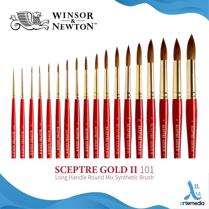 

Terlaris Winsor&Newton Sceptre Round 101 Series Brush Promo Terbaru