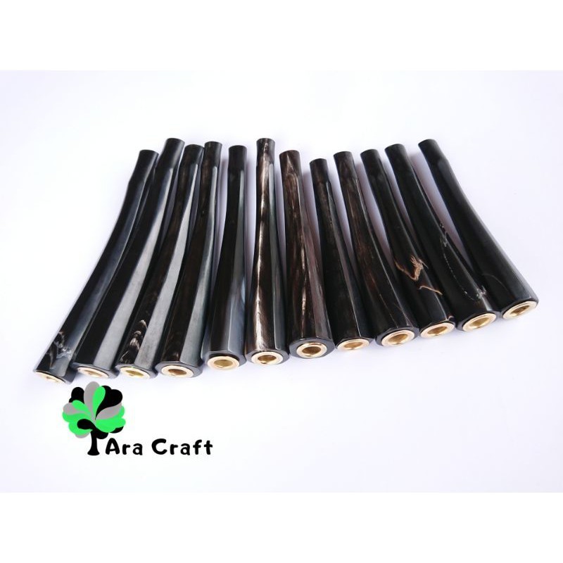 TERLARIS  Once Pipa Rokok Tanduk Kerbau Panjang 10 - 14 Cm TERBARU