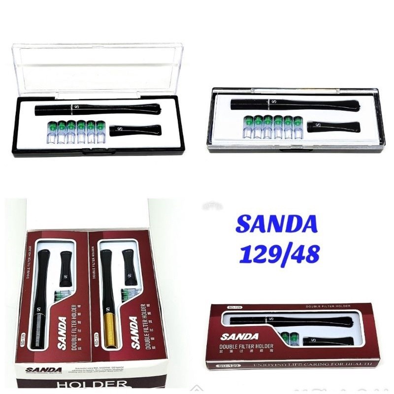 TERLARIS  PIPA FILTER ROKOK,PIPA FILTER HOLDER SANDA 129, PIPA FILTER ROKOK SANDA TERBARU