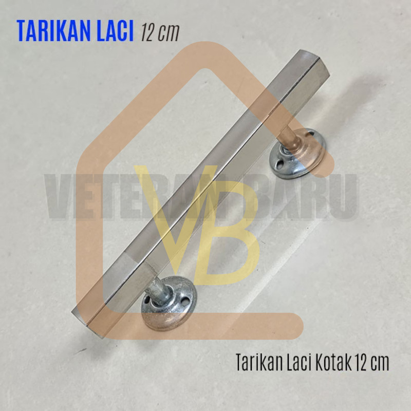 Tarikan Laci Kotak Stainless Kotak 12 cm Tarikan Jendela Kotak