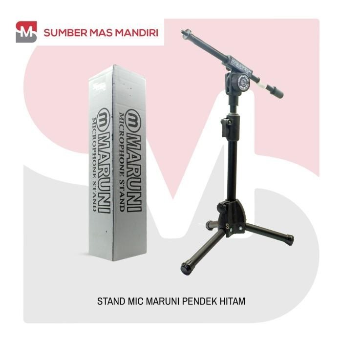 Stand Mic Panjang Pendek Maruni