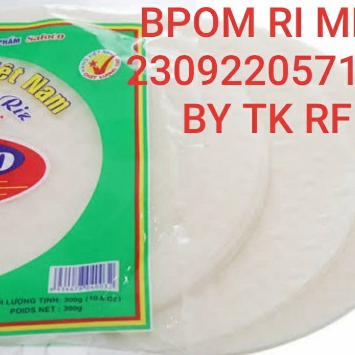 

Terbaru Banh Trang Safoco Kulit Lumpia Vietnam Rice Paper 300 Gr - 22 Cm Promo Terlaris