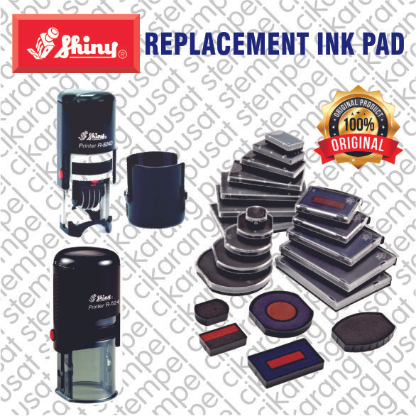 

Bantalan Stempel / Replacement Ink Pad Shiny / R-524-D -fo2