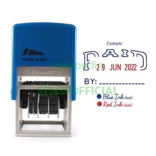 

Stempel Paid Tanggal Shiny S-401