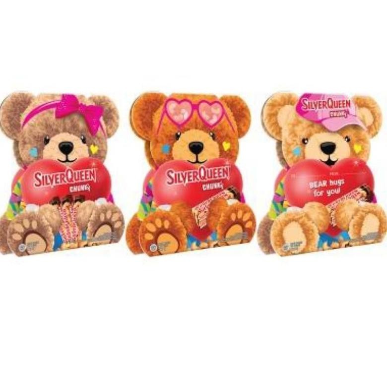 

{VALENTINE} SILVERQUEEN BERUANG EDISI VALENTINE 2024 CHUNKYBAR 3x30GR TERLARIS