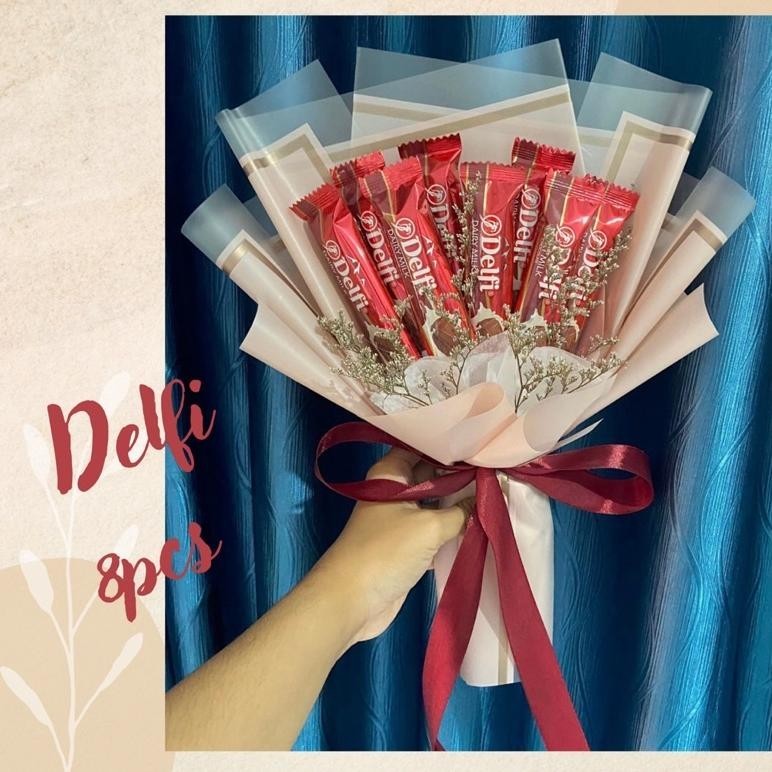 

{VALENTINE} Buket cokelat // dairy milk 30gr // silverqueen // cadbury // buket bunga // buket snack TERLARIS