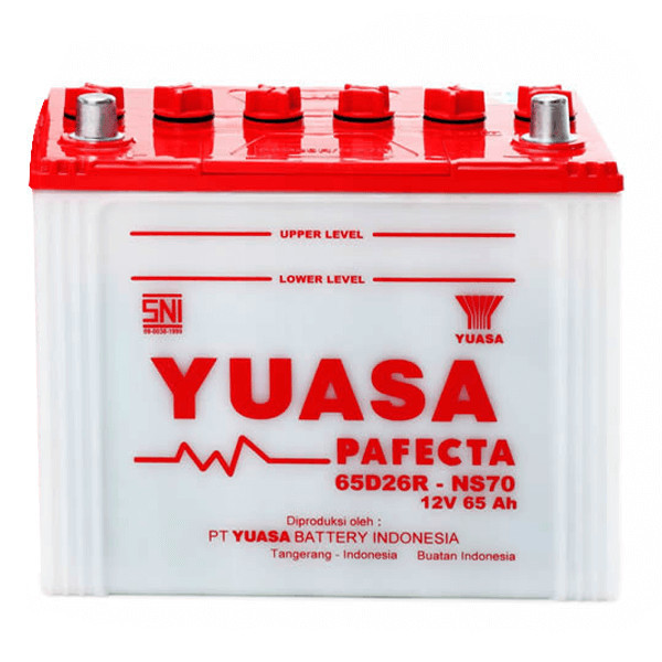 Aki mobil Yuasa Pafecta NS70 12V 65Ah basah