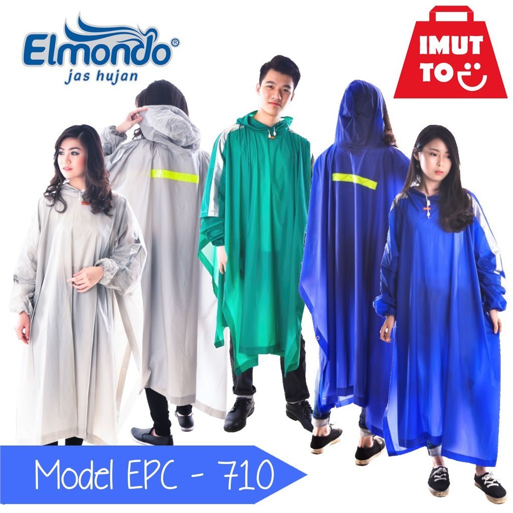 IMUTTO - JAS HUJAN PONCO LENGAN ELMONDO 710 MURAH / JAS HUJAN BATMAN / MANTOL BATMAN BERKUALITAS