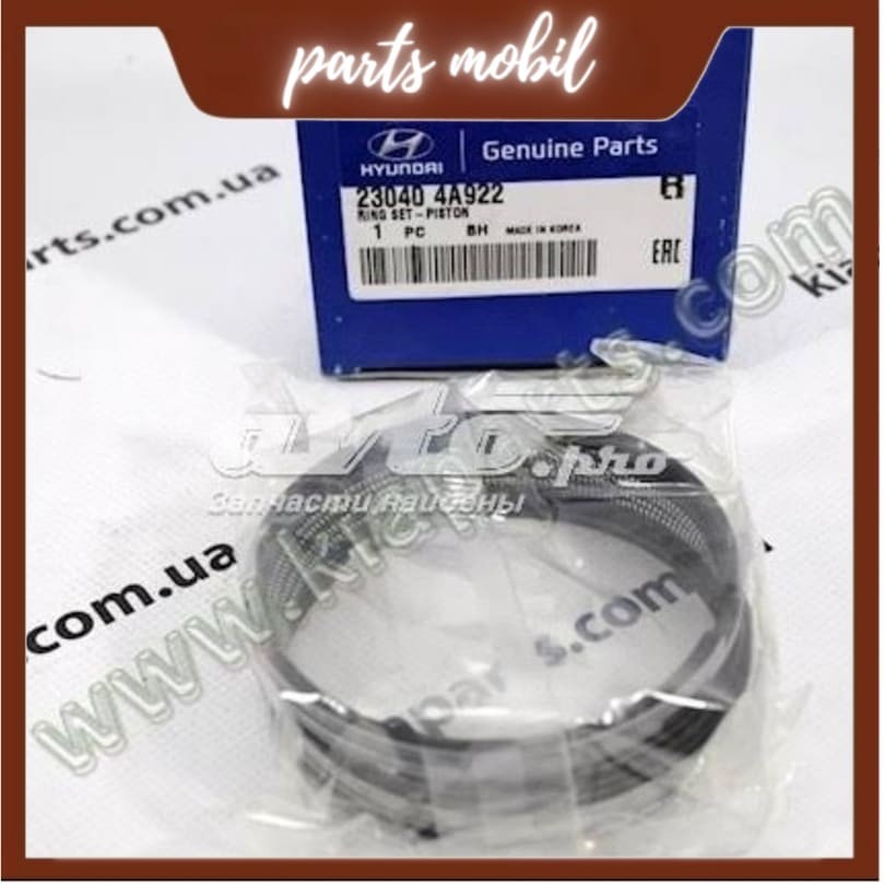 RING SEHER SET ( RING PISTON)UK. 0,50 HYUNDAI H1 DISEL SYTCK