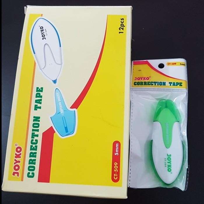 

Correction Tape Joyko Ct-509 5Mm Tip Ex Kertas (Per Lsn)