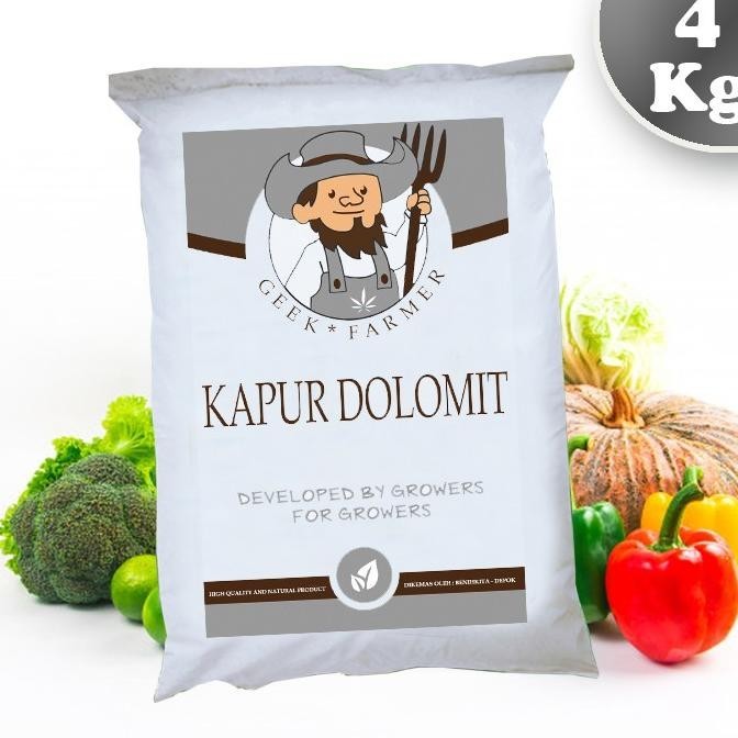 Terbaru Pupuk Kapur Pertanian Dolomit Premium (Geek Farmer)