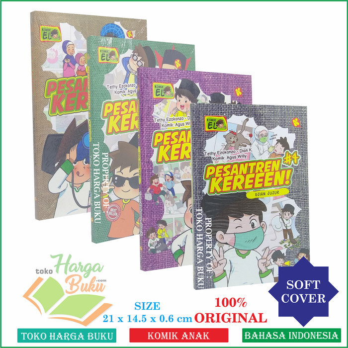 

Paket 4 Buku Komik Pesantren Keren Jilid 1 2 3 4 Komik Anak Islami Pas