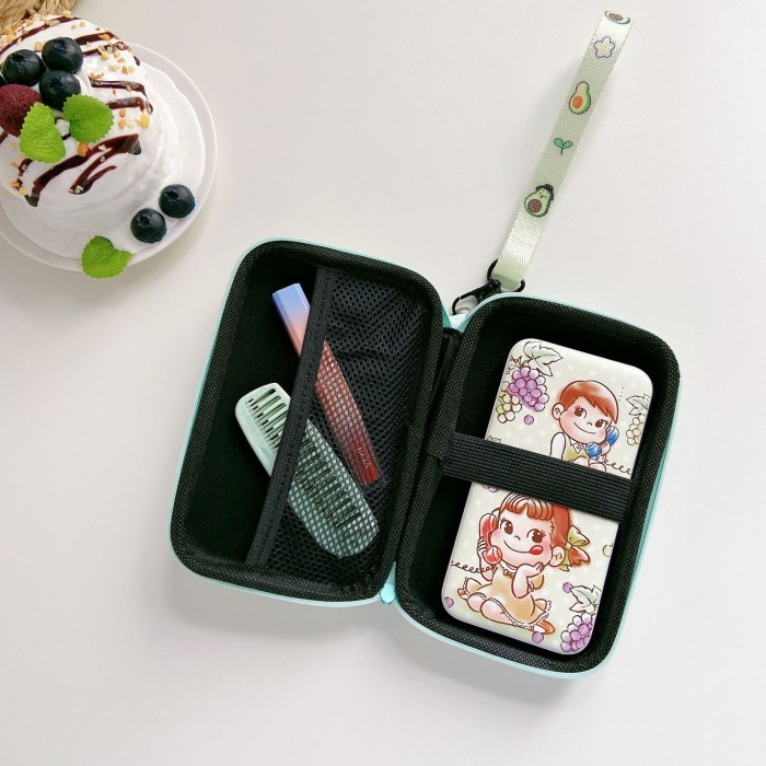 Pouch Bag Tas Dompet Hp Charger Travel Multifungsi Organizer Lucu Cewe