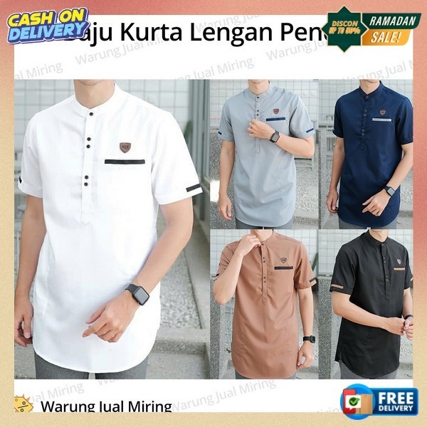 Kemko Lebaran Kemeja Muslim Remaja Ko2 Terbaru 2024 Promo Toyobo Kokoh Sholat Polos Formal Casual Ko